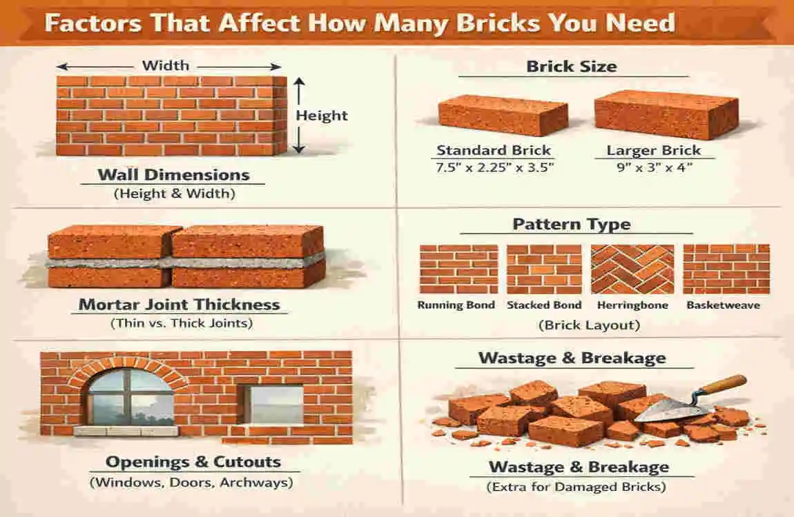 how many bricks for a 2000 sq ft house