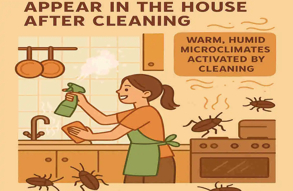 Why Do Cockroaches Suddenly Appear During House Cleaning? 8 Surprising Causes Revealed