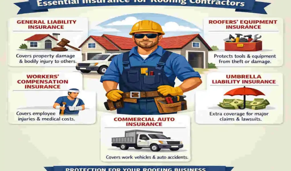 what kind of insurance should a roofing contractor have