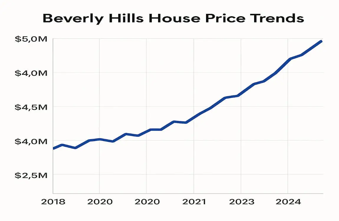 Beverly Hills House Prices: Trends, Luxury Sales Up 7% & $15M Estates