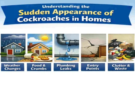 why do cockroaches suddenly appear in the house cleaning