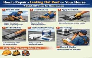 How to Repair a Leaking Flat Roof