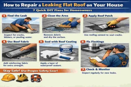 How to Repair a Leaking Flat Roof