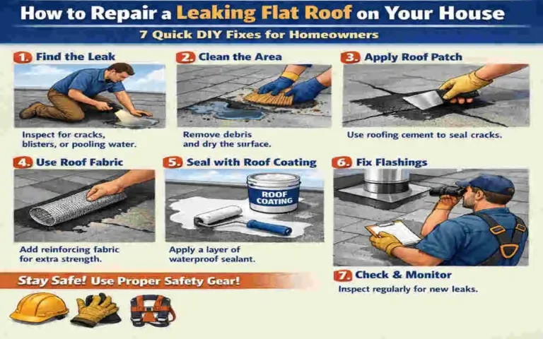 How to Repair a Leaking Flat Roof