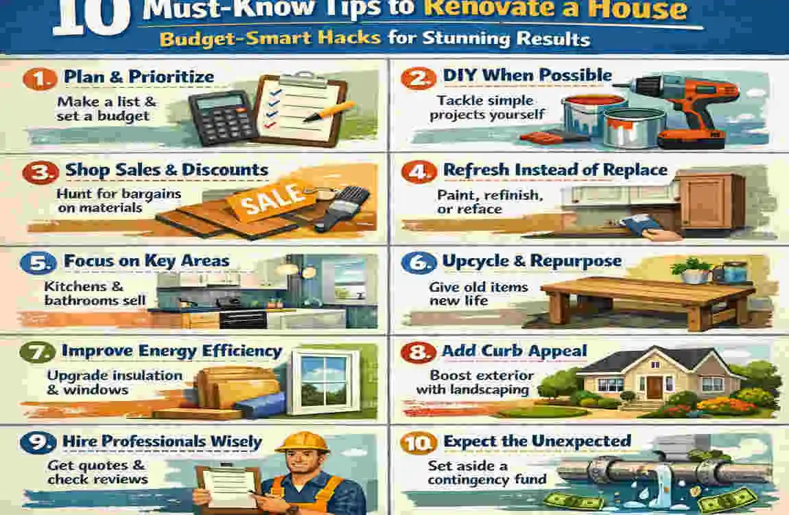 10 Must-Know Tips to Renovate a House: Budget-Smart Hacks for Stunning ...