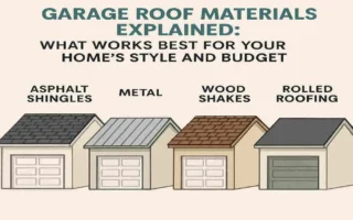 Garage Roof Materials Explained: What Works Best for Your Home’s Style and Budget