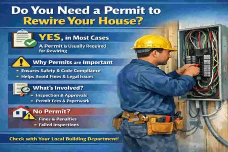 do you need a permit to rewire a house