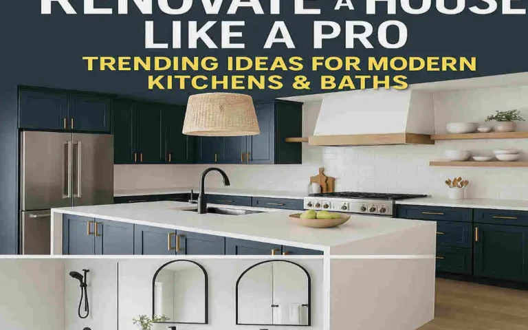 Renovate a House Like a Pro: Trending Ideas for Modern Kitchens & Baths