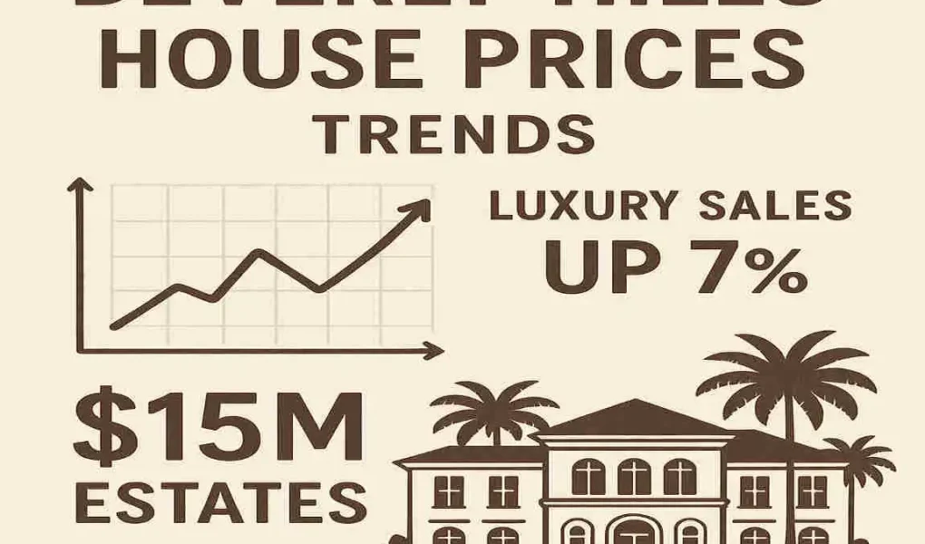 Beverly Hills House Prices: Trends, Luxury Sales Up 7% & $15M Estates