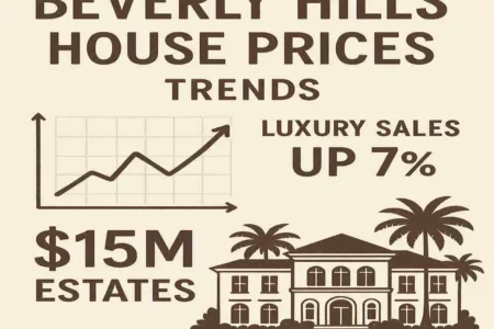 Beverly Hills House Prices: Trends, Luxury Sales Up 7% & $15M Estates