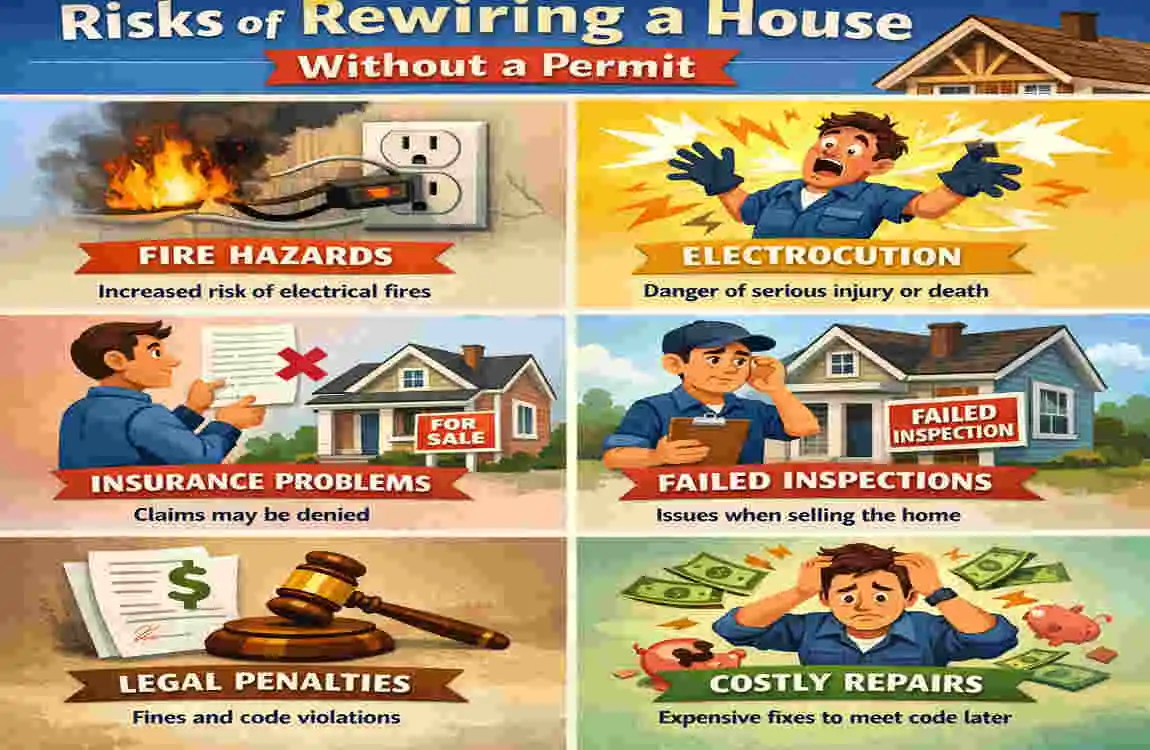 do you need a permit to rewire a house