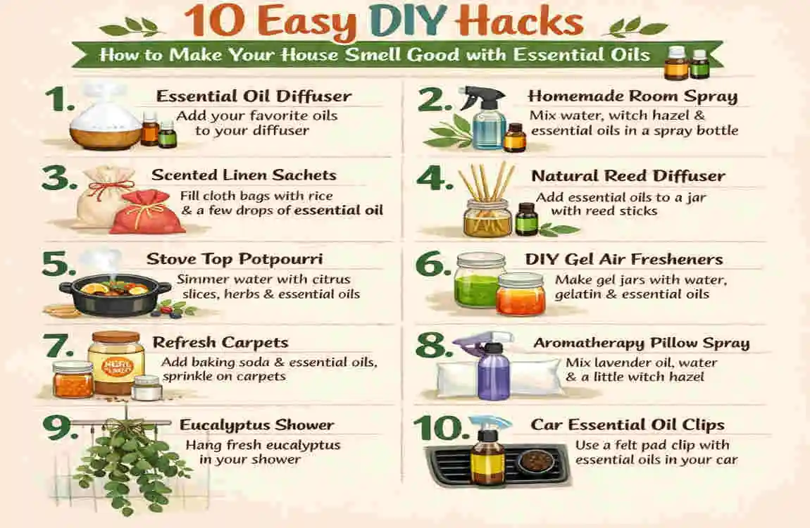How to Make Your House Smell Good with Essential Oils