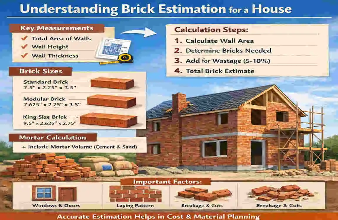how many bricks for a 2000 sq ft house