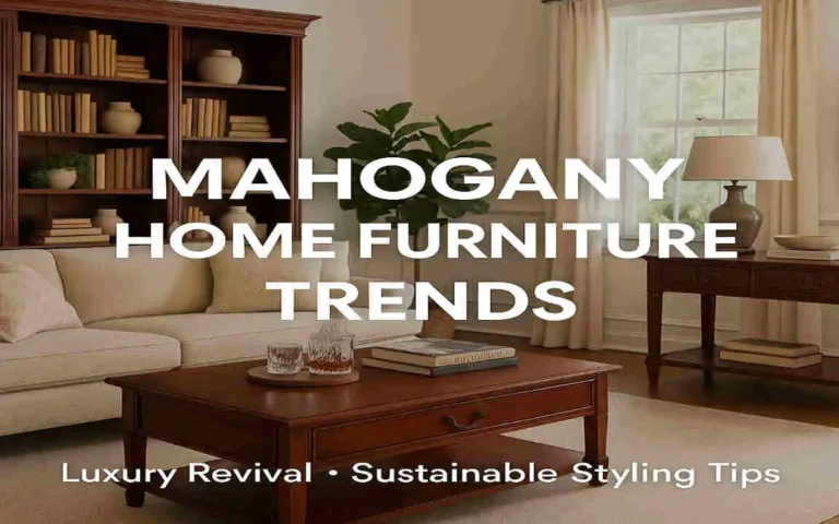 Mahogany Home Furniture Trends: Luxury Revival, Sustainable Styles & Styling Tips