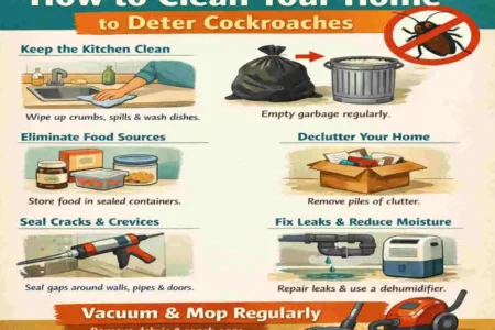 why do cockroaches suddenly appear in the house cleaning