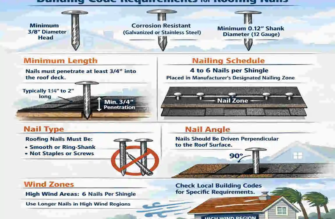 what size roofing nails for 5 8 sheathing