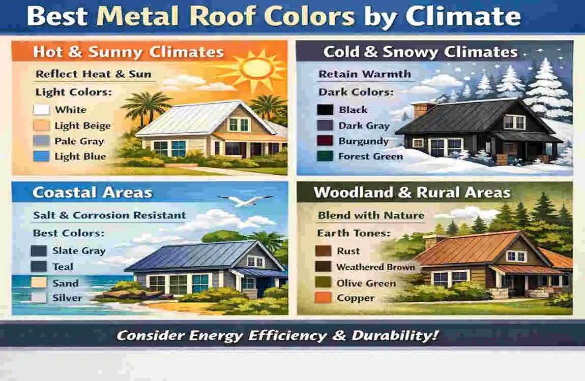 what color metal roof is more energy efficient