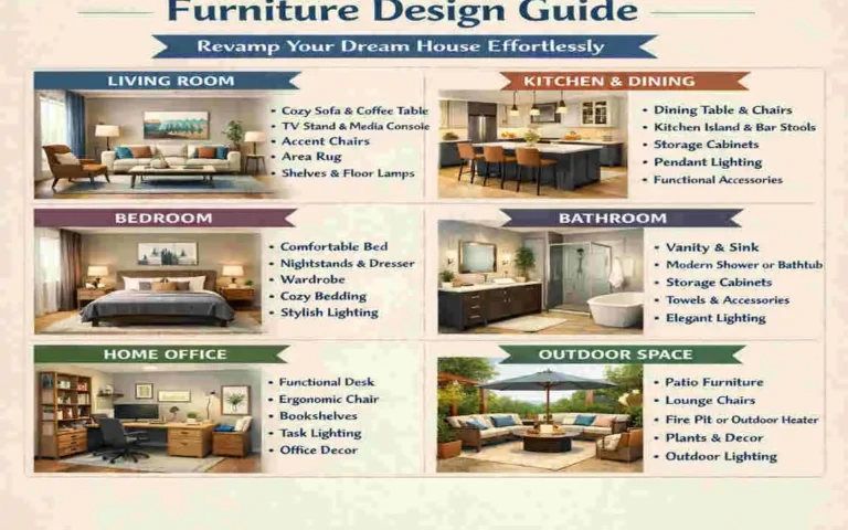 Ultimate Room-by-Room Furniture Design Guide: Revamp Your Dream House Effortlessly