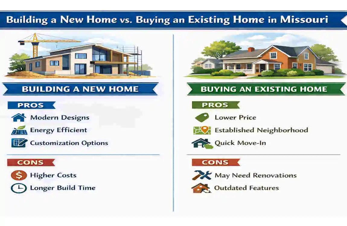 is it cheaper to build or buy a house in missouri