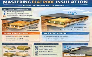 how to insulate a flat roof from the inside uk