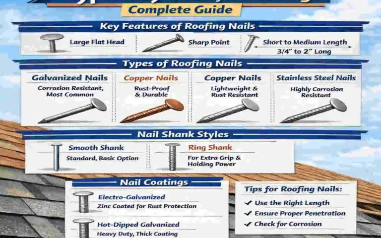 What Type of Nails Are Typically Used for Roofing?