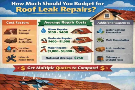 how much to fix leaking roof