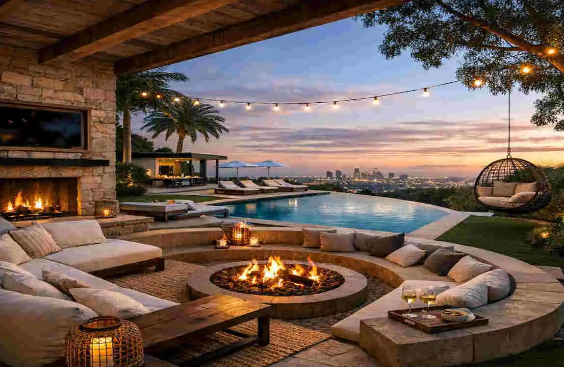 celebrity outdoor space