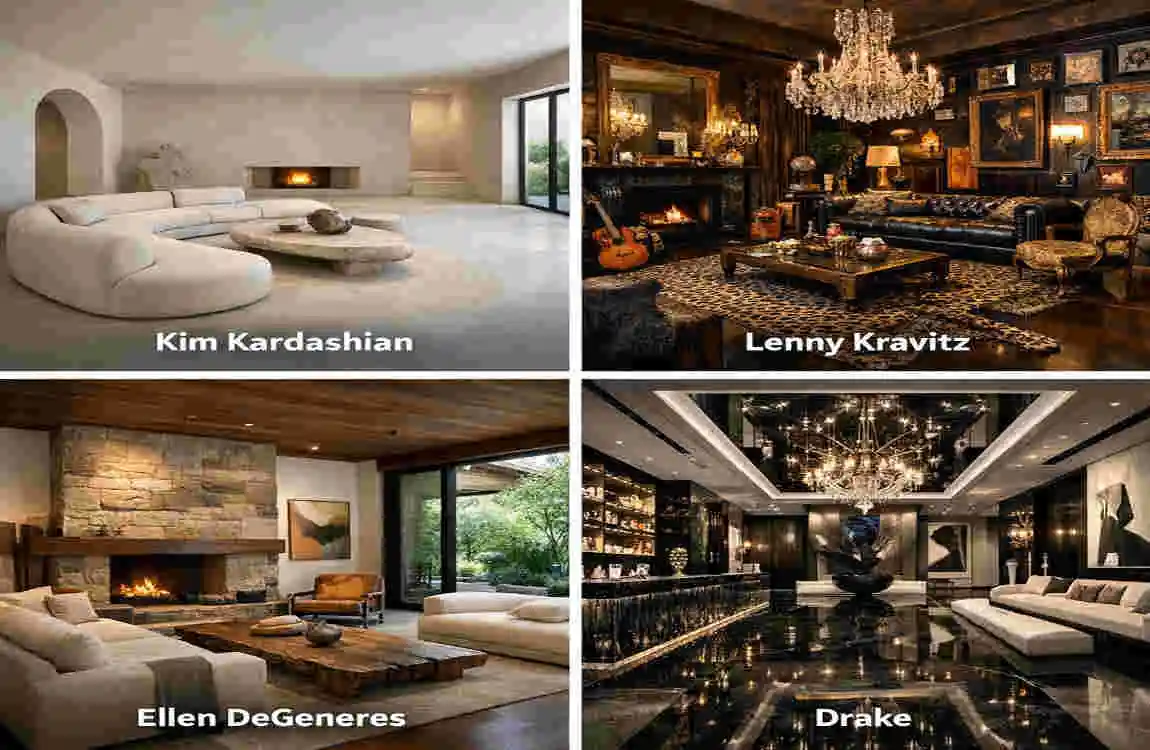 Celebrity House Interior Designs