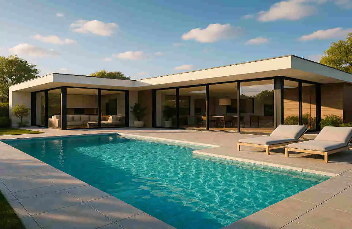 swimming pool house design