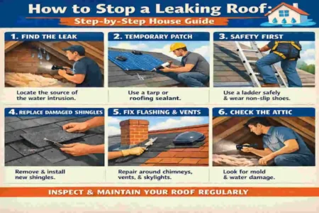 how to stop a leaking roof