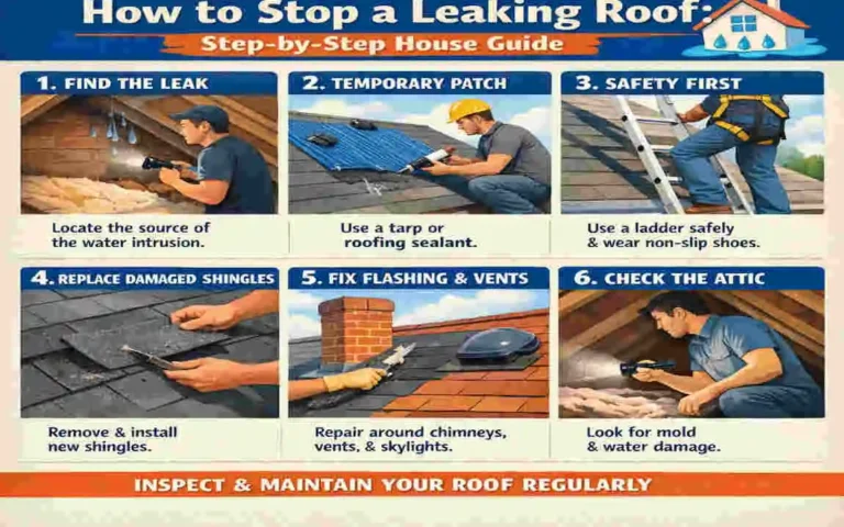 how to stop a leaking roof