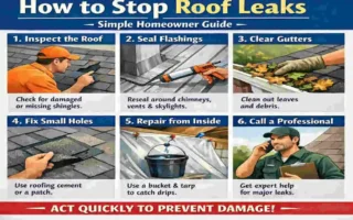 How to Stop Roof Leaks