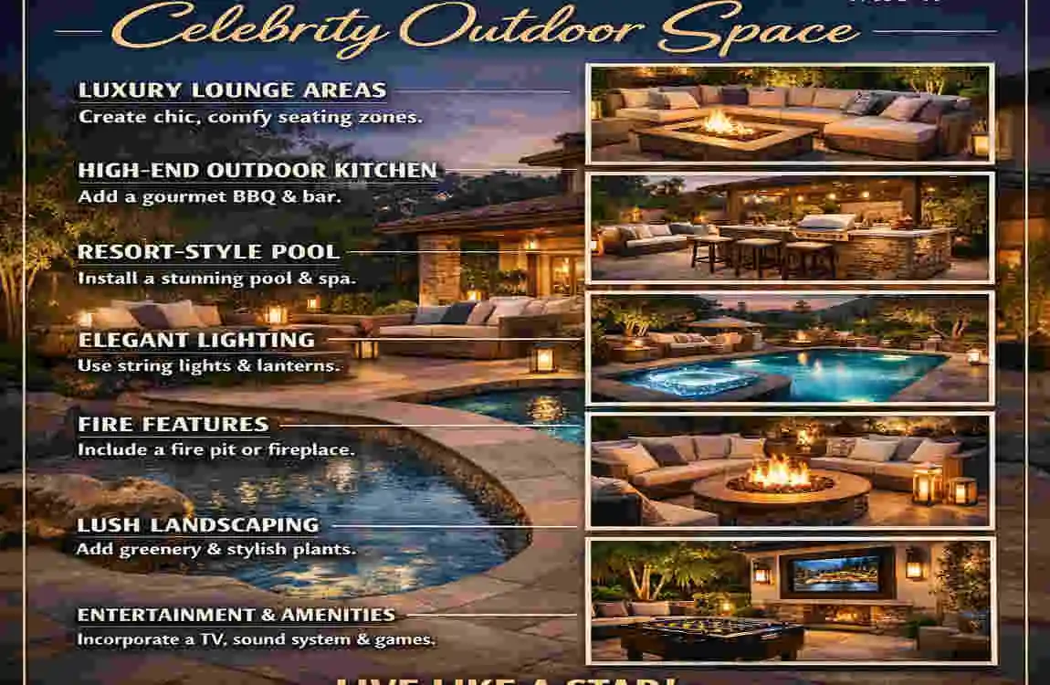celebrity outdoor space