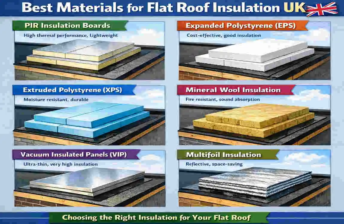 how to insulate a flat roof from the inside uk