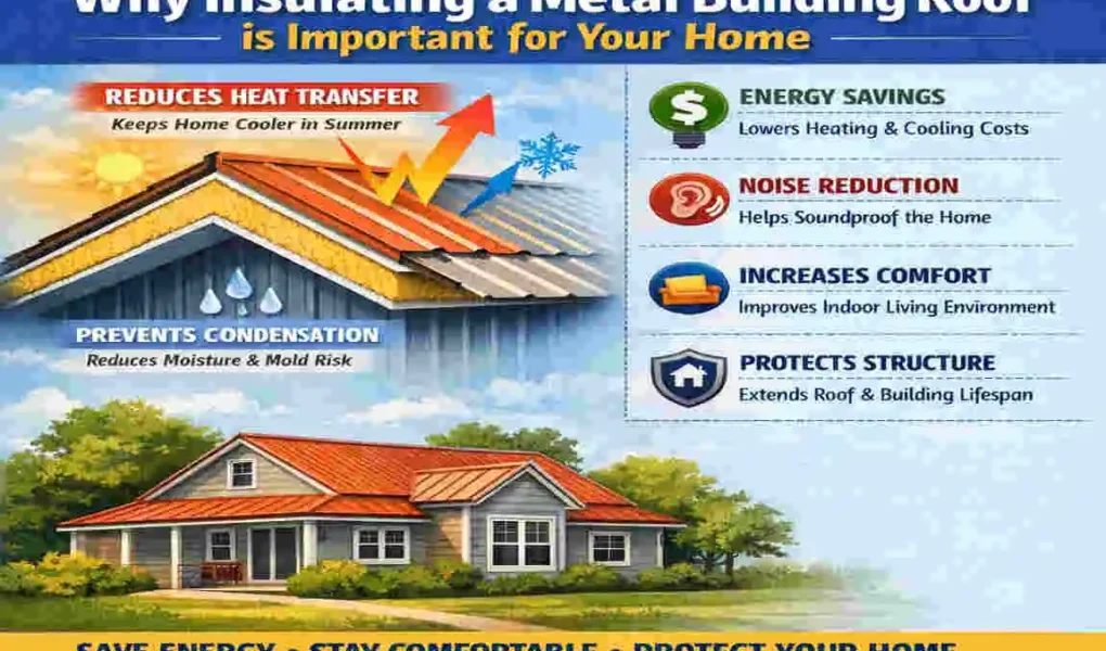 how to insulate a metal building roof