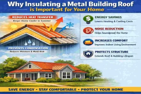 how to insulate a metal building roof