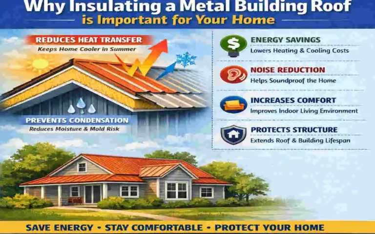 how to insulate a metal building roof