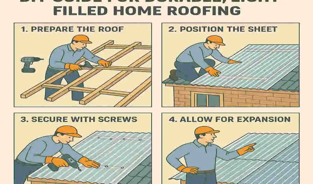 How to Install Polycarbonate Roof Sheeting on Your House: DIY Guide for Durable, Light-Filled Home Roofing