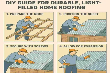 How to Install Polycarbonate Roof Sheeting on Your House: DIY Guide for Durable, Light-Filled Home Roofing
