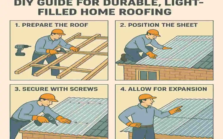 How to Install Polycarbonate Roof Sheeting on Your House: DIY Guide for Durable, Light-Filled Home Roofing