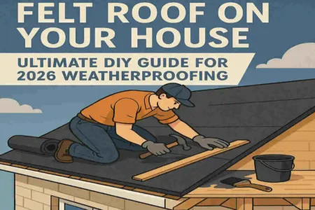 how to lay felt roof