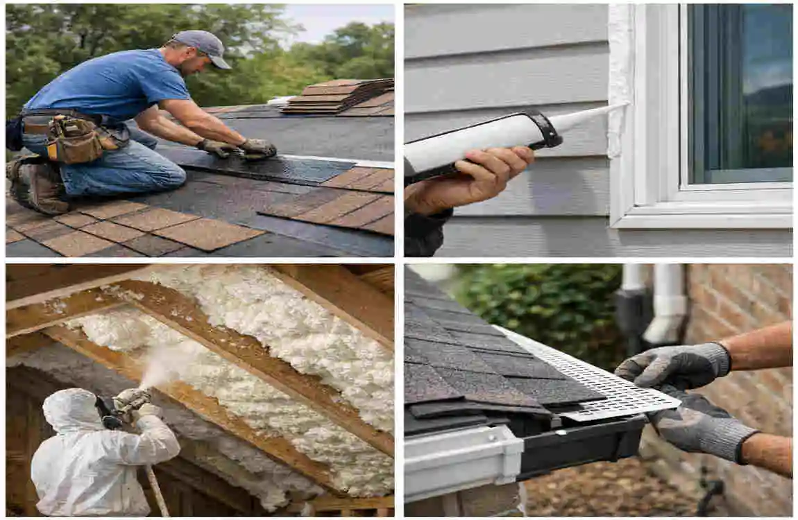 how to stop a leaking roof