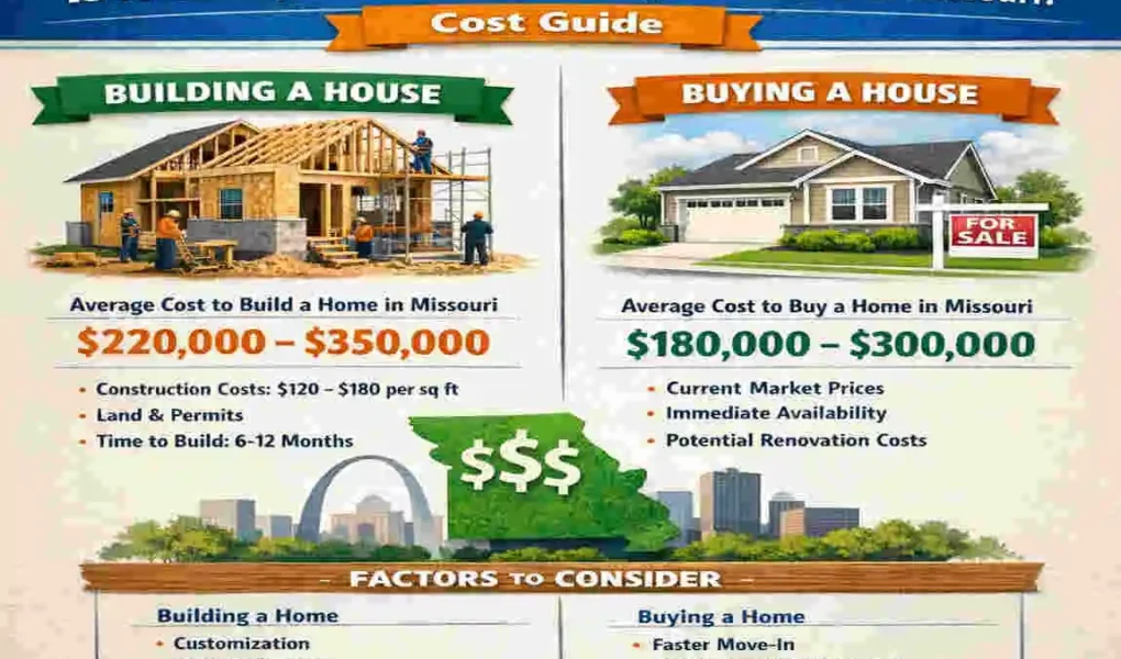 Is It Cheaper to Build or Buy a House in Missouri?