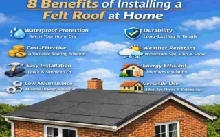 how to lay felt roof