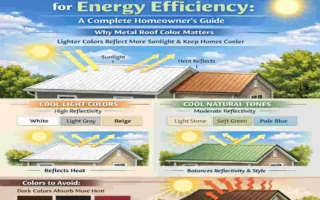 what color metal roof is more energy efficient