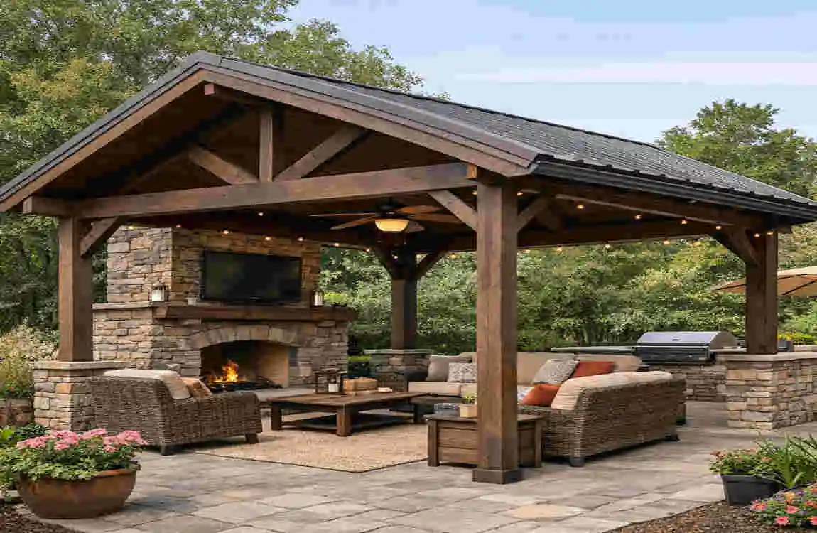 how to build pergola with roof