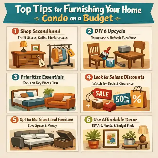 Top Tips for Furnishing Your Home Condo on a Budget - home comfort experts