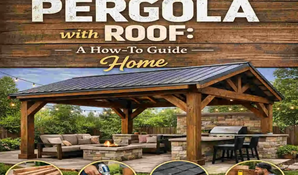 how to build pergola with roof