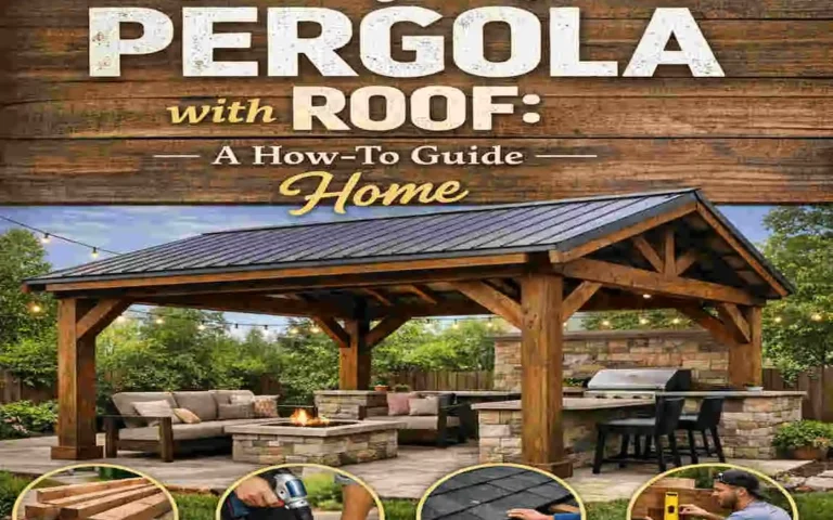 how to build pergola with roof