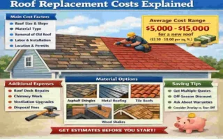 How Much Does It Cost to Replace a Roof?